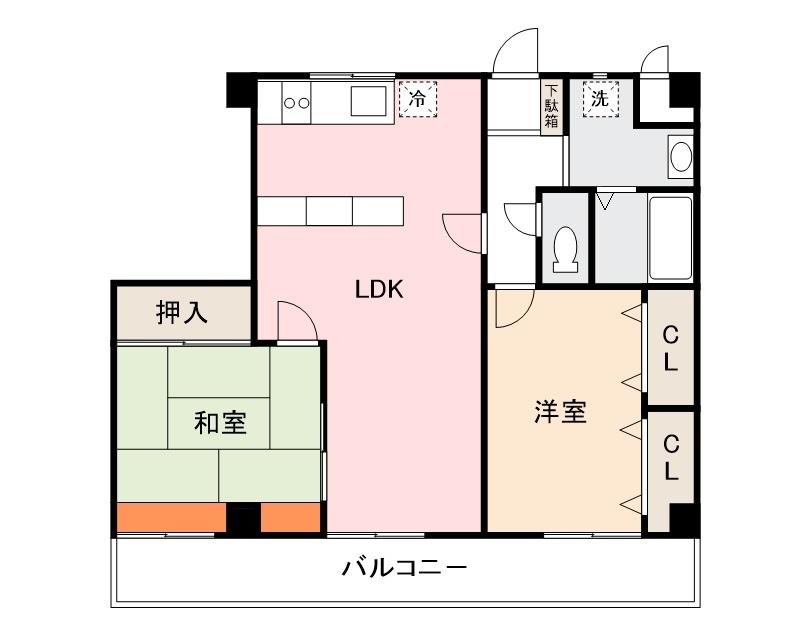 イーストマンションの間取り