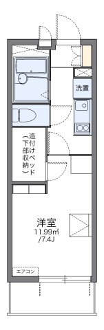 コージーコートKIの間取り