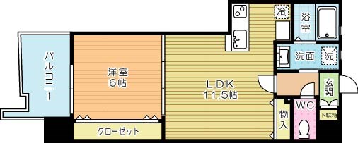 サンシャインプリンセス五番街の間取り