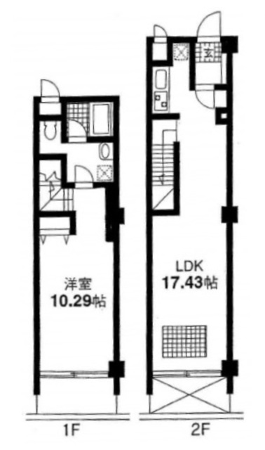 コリーヌ自由が丘の間取り