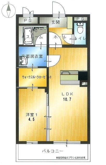 アスリードマンションの間取り