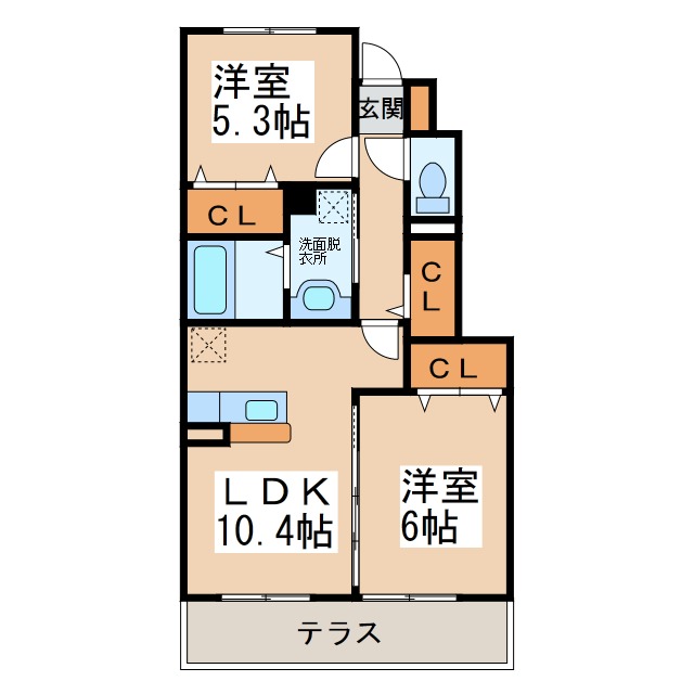 レアティーダの間取り