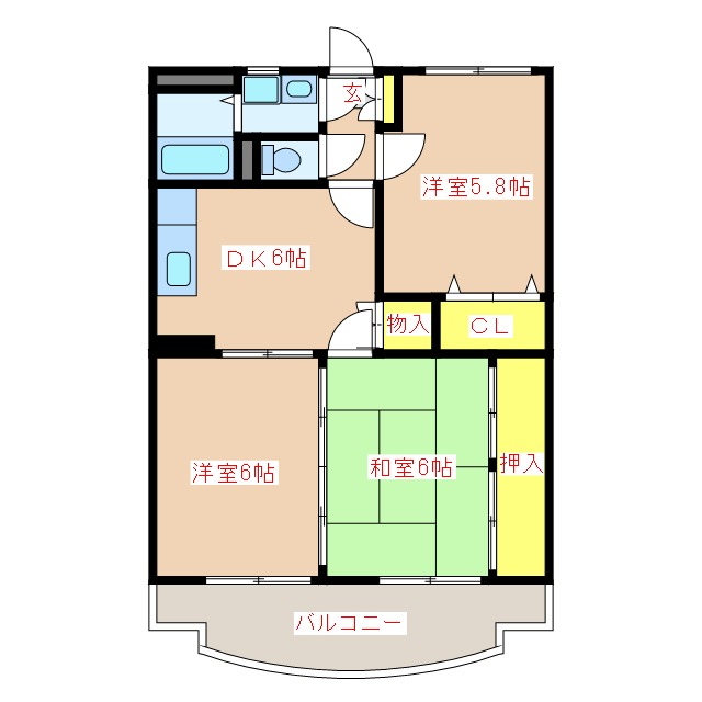 センチュリー２１の間取り