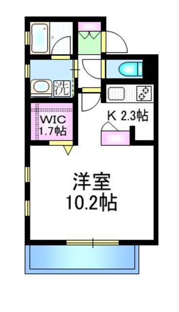 豊島区南長崎のマンションの間取り