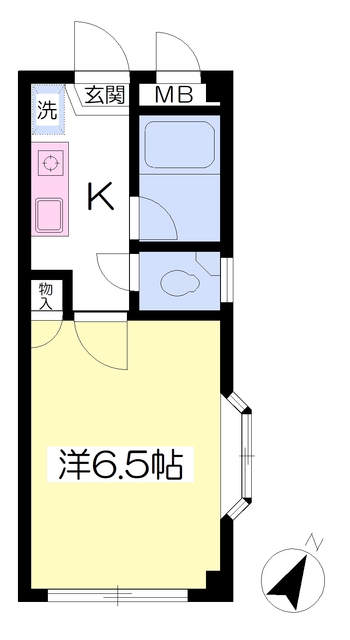 千葉市中央区椿森のマンションの間取り