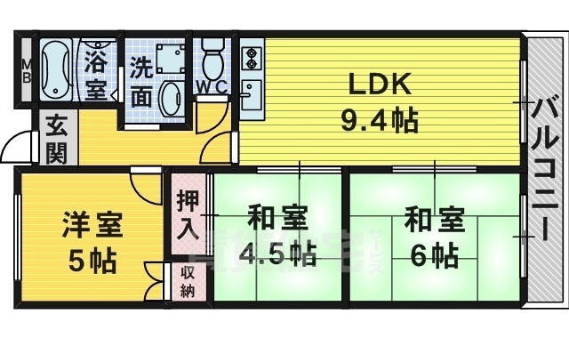 ドリーム萩天の間取り