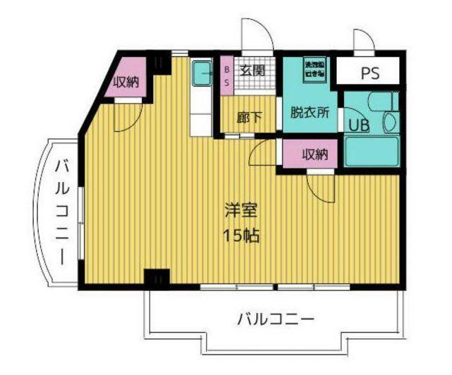 ロイヤルマンション 幸塚の間取り