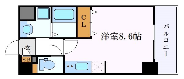 名古屋市中区正木のマンションの間取り