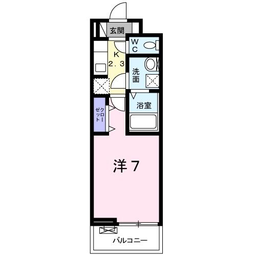 カルフール千防の間取り