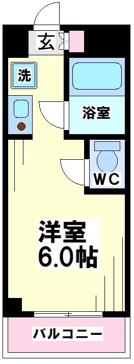 目黒区駒場のマンションの間取り