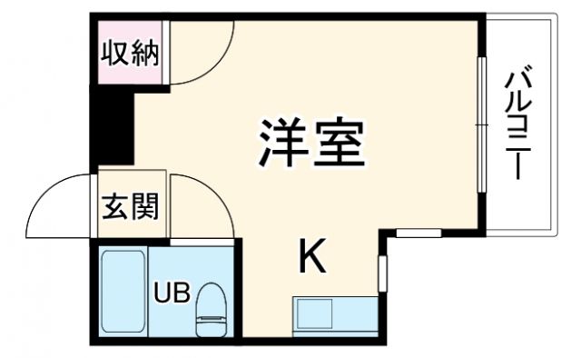 豊橋市向山台町のマンションの間取り