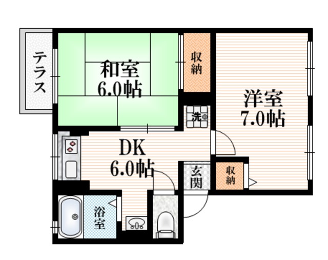 シティハイム　リーベンハイツの間取り