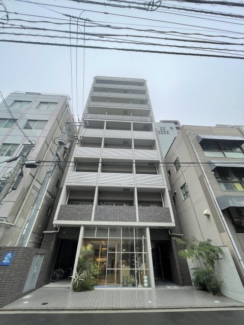 広島市中区榎町のマンションの建物外観