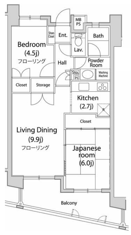 グレイスコート戸田の間取り