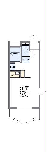 レオパレスパティオの間取り