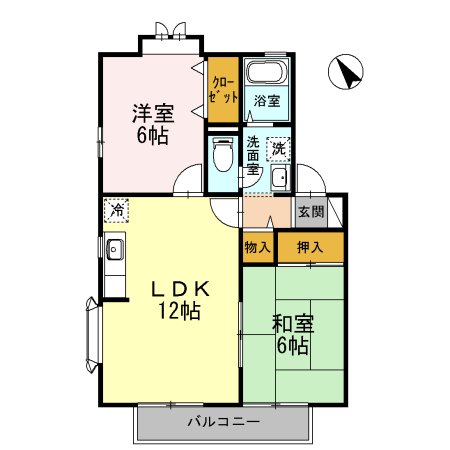 フォンティーヌ長坂台の間取り