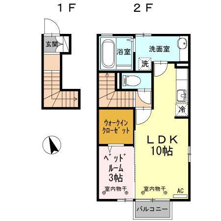 【D-room八幡の間取り】