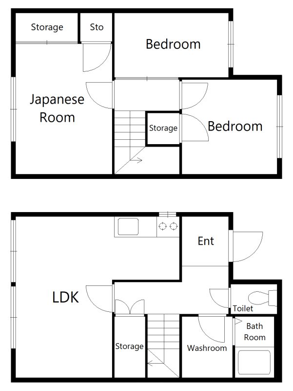 ツインハウス今崎の間取り