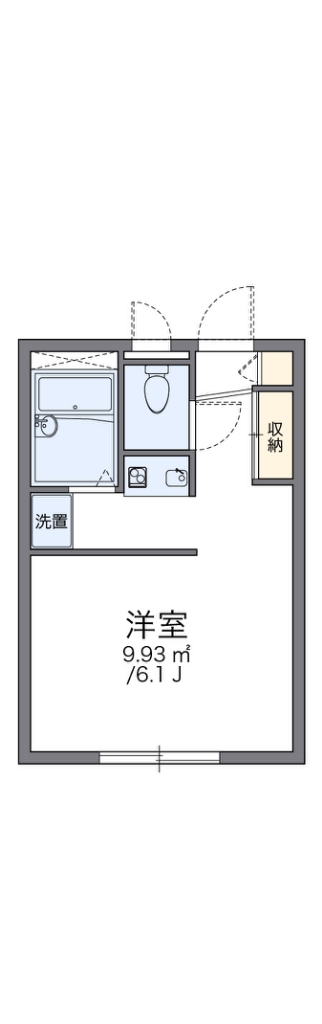 レオパレスＷＩＳＴＥＲＩＡの間取り