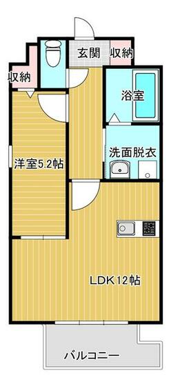 菊池郡大津町大字杉水のマンションの間取り