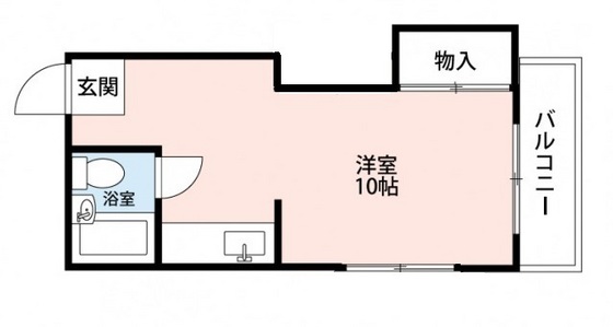 広島市南区宇品神田のマンションの間取り