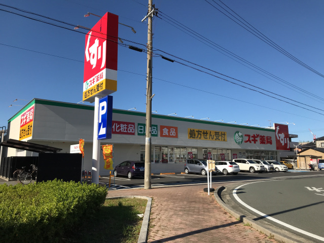 ドラックストア　スギ薬局浜松海老塚店（ドラッグストア）まで211m