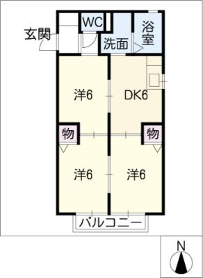 ウイングIIの間取り