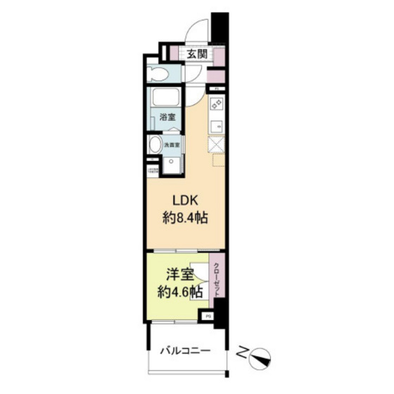 ブランシエスタ広島駅の間取り