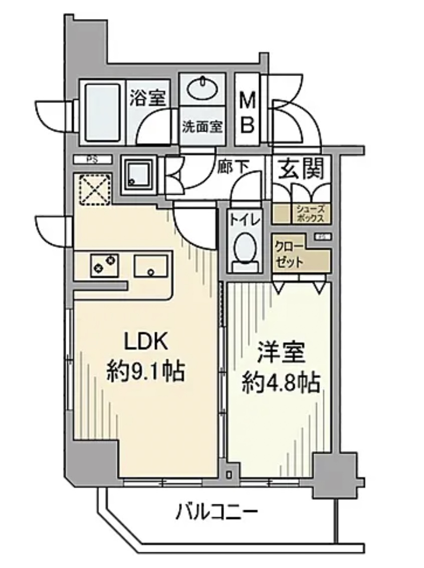 ダイナシティ高田馬場の間取り