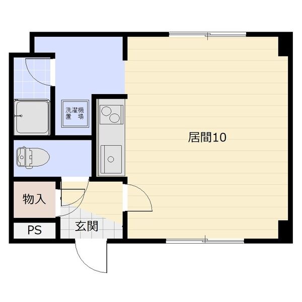 北広島市中央のマンションの間取り