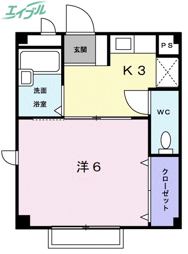 フォレスタ　ミナミの間取り