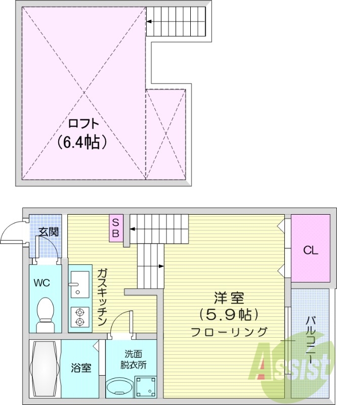 Urban Crest北山の間取り