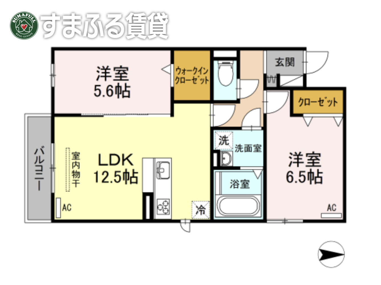 【リビエルKIIIの間取り】