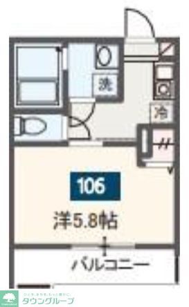 MELDIA稲城の間取り