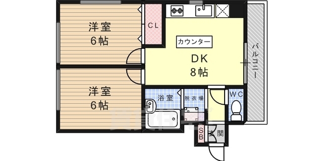 プレアージュ六甲の間取り