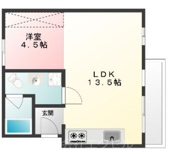 日野市多摩平のマンションの間取り