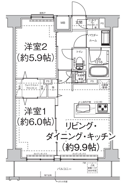 エルフォルテ東日暮里の間取り