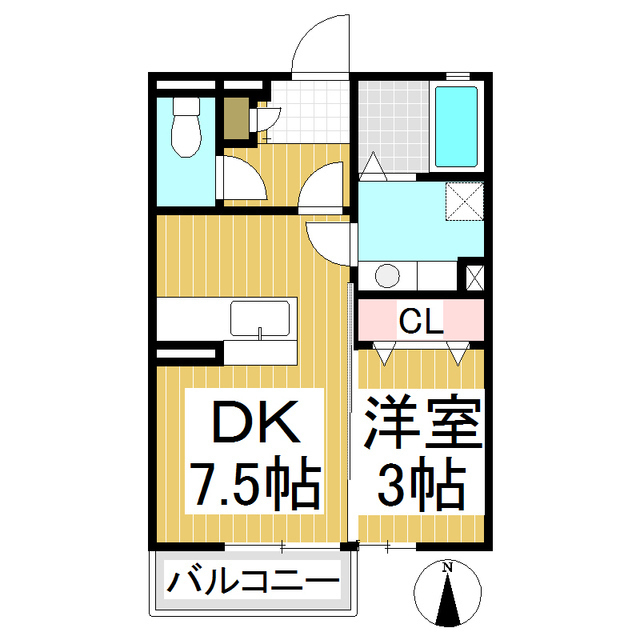 グランモアＫの間取り