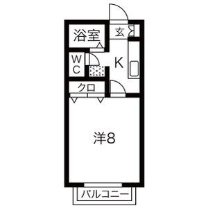 KEコーポ岩崎の間取り