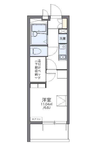 レオパレス青嶺の間取り