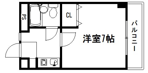 ハイム八坂の間取り