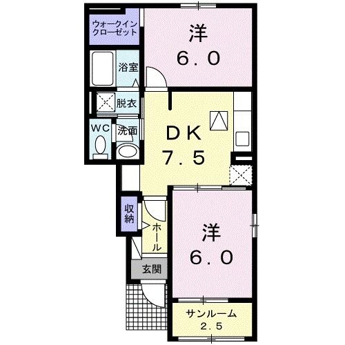 シエレトワール　IIの間取り