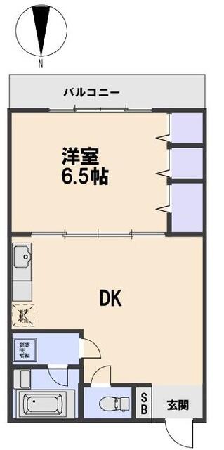 大田区大森北のマンションの間取り