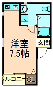 足立区本木南町のアパートの間取り