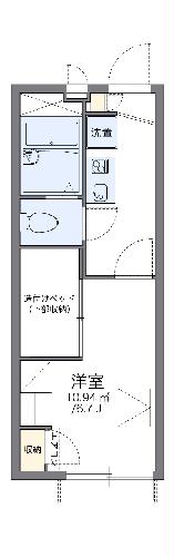 レオパレスアクシスIIの間取り