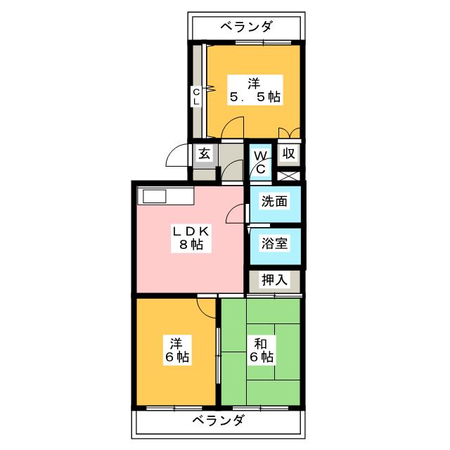 ハーモニーヴィラの間取り