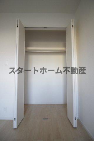 収納　たっぷりとした収納スペースです