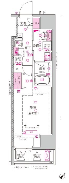 ベルシード西巣鴨の間取り