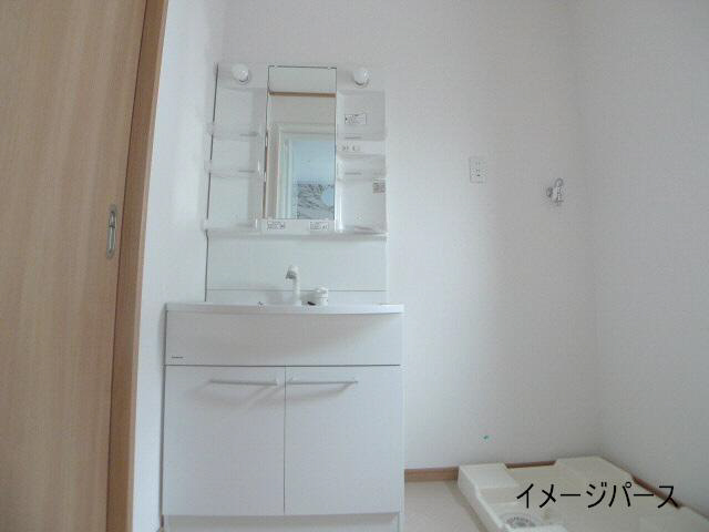 洗面設備　同社施工例