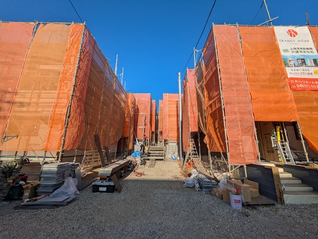 建物外観　撮影日：２月中旬